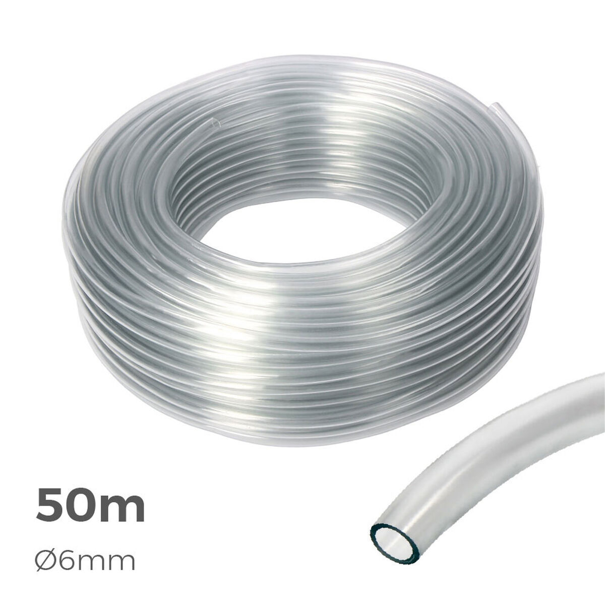 Manguera EDM Cristal Ø 8 mm (50 m)